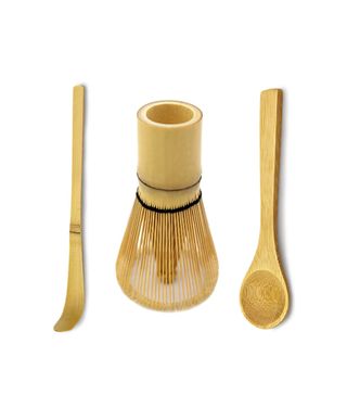 Matcha DNA + Bamboo Whisk with Hooked Bamboo Scoop & Spoon Set