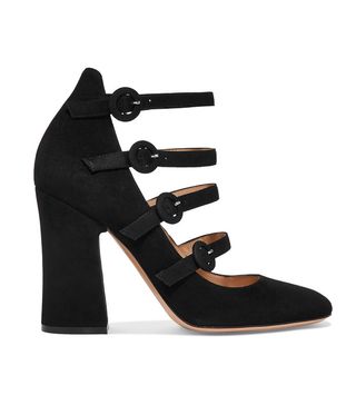 Gianvito Rossi + Suede Mary Jane Pumps
