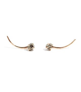 Melissa Joy Manning + Pyrite Ear Climber Studs