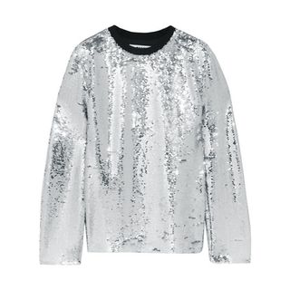 MSGM + Sequined Mesh Top