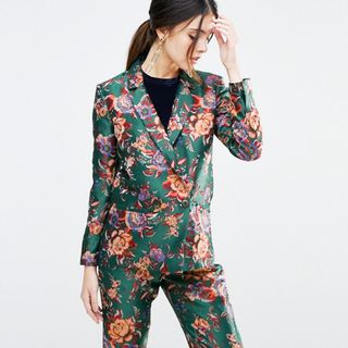 ASOS + Floral Blazer