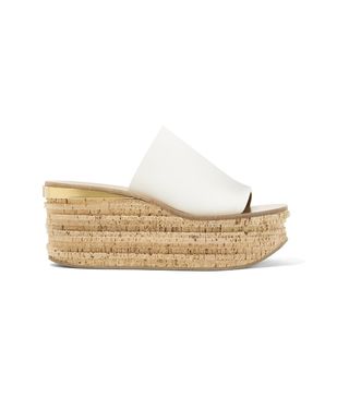 Chloé + Camille Leather Platform Sandals