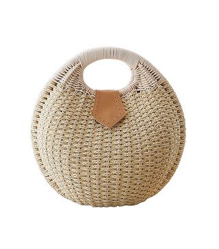 Cunada + Women Hand-Woven Straw Shell Clutch Bags