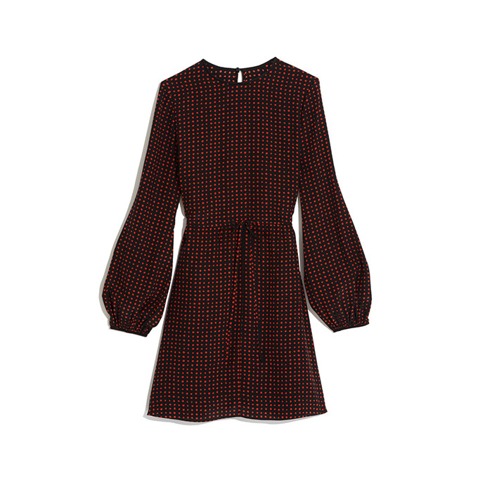 Diane von Furstenberg + Crew Neck Mini Dress
