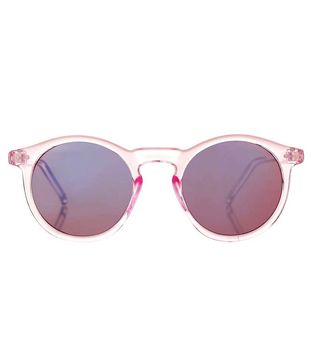 Topshop + Lila Round Sunglasses