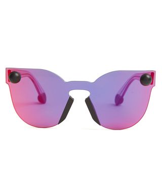 Christopher Kane + Bumper Rimless Cat-Eye Sunglasses