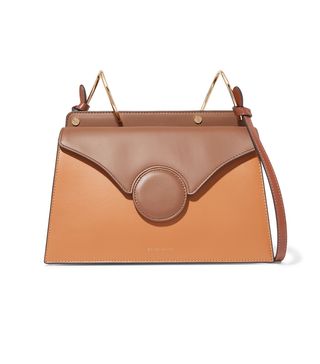 Danse Lente + Phoebe Two-Tone Leather Shoulder Bag