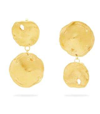 Allighieri + Il Fuoco Gold-Plated Mismatched Earrings