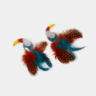Uterqüe + Toucan Earrings