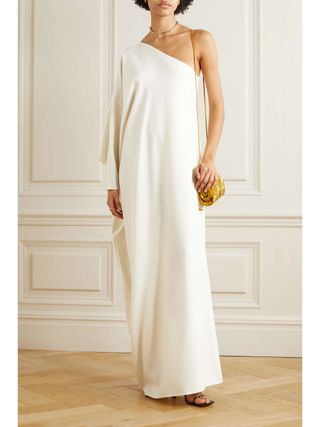 Beare Park + One-Sleeve Wool Gown