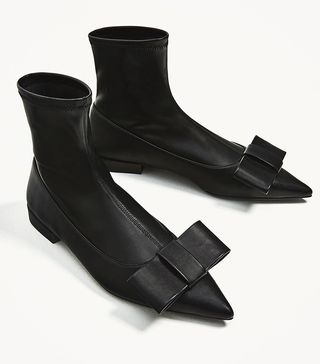 Zara + Flat Ankle Boot