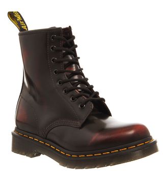 Dr. Martens + 8 Eyelet Lace Up Boots Cherry Red Arcadia