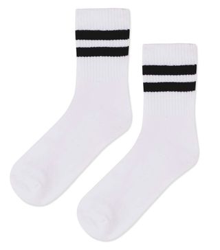 Topshop + Sporty Ribbed Ankle Socks