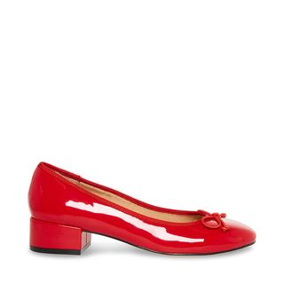 Steve Madden + Cherish Red Patent Flats