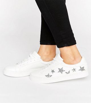 New Look + Star Lace Up Trainers