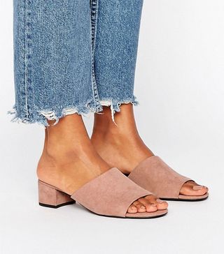 New Look + Suedette Heeled Mules