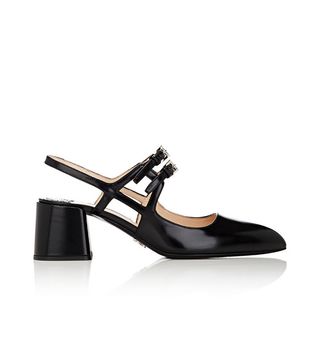 Prada + Leather Slingback Pumps