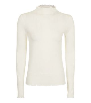 Topshop Boutique + Funnel Rib Sweater