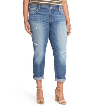 Lucky Brand + Reese Distressed Boyfriend Jeans