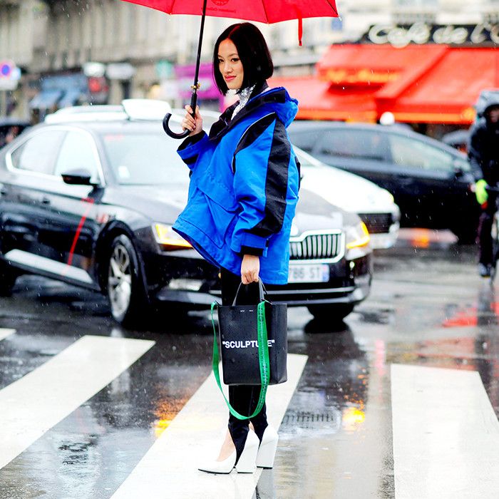 The Parisian Girl's Guide to Looking Chic When It's Raining