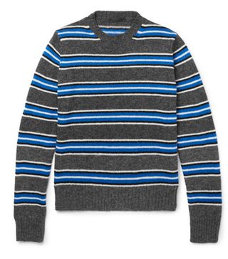 Prada + Striped Wool Sweater
