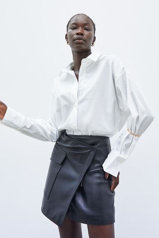 H&M + Oversized Cotton Shirt