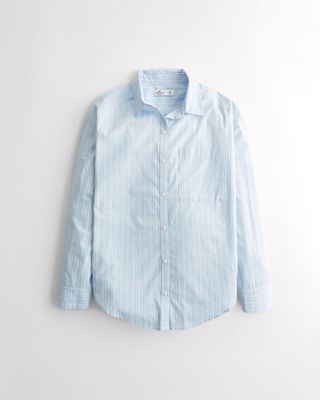 Hollister + Oversized Button-Down Shirt
