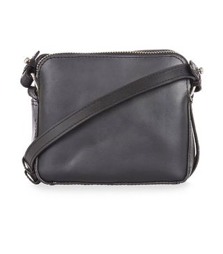 Topshop + ORLO Leather Boxy Cross Body Bag