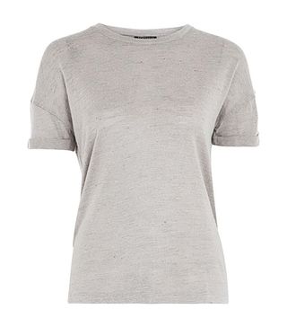 Topshop + Linen T-Shirt