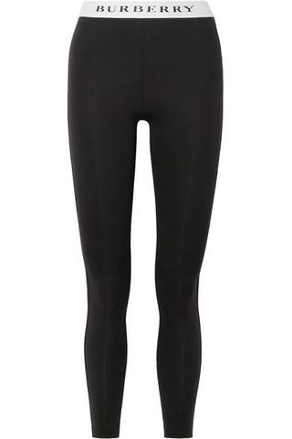 Burberry + Printed Stretch-Jersey Leggings
