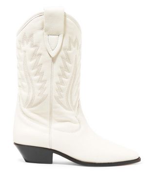 Isabel Marant Étoile + Dallin Embroidered Leather Boots