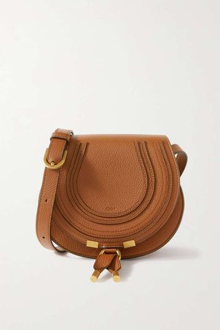 Chloé + Marcie Mini Textured-Leather Shoulder Bag