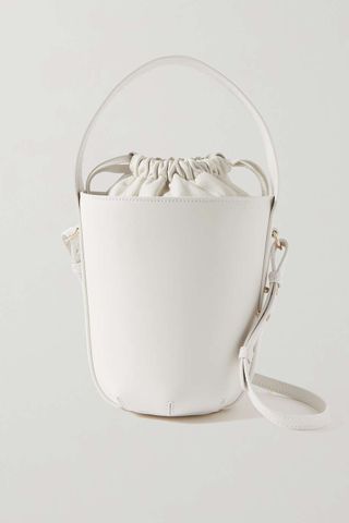 Chloé + Sense Embroidered Leather Bucket Bag