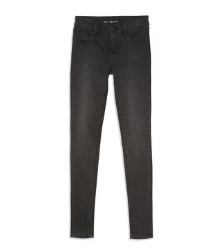 Mott 
Bow + High Rise Skinny Jeans in Orchard