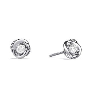 David Yurman + Infinity Earrings With Diamonds