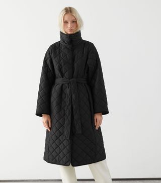 & Other Stories + Belted Quilted Coat