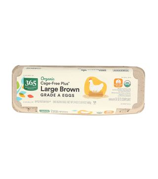 365 by Whole Foods Market + Eggs Brown Large Grade A Organic, 12 Count