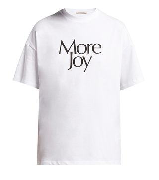 Christopher Kane + More Joy Printed Cotton T-Shirt