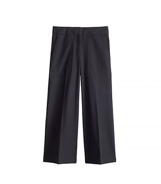 Ann Taylor + The Wide Leg Pant in Knit Crepe