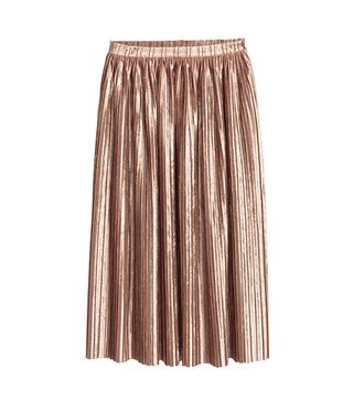 H&M + Pleated Skirt