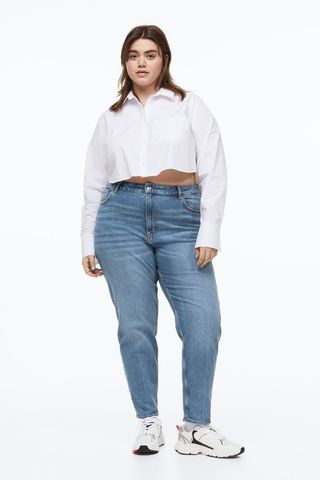 H&M + Mom Loose-Fit High Ankle Jeans