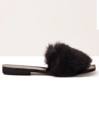 Parme Marin + Parme Marin Furry Baby Slide