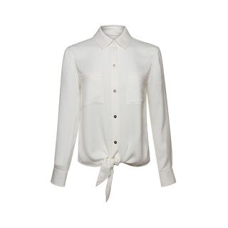 7 for All Mankind + Tie Front Woven Shirt