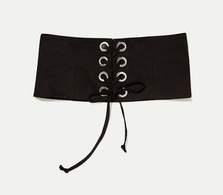 Zara + Corset Belt With Metallic Rings