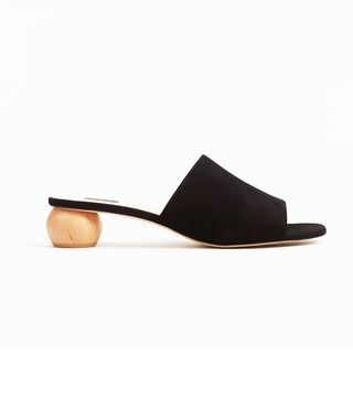 Mango + Wooden Leather Sandals