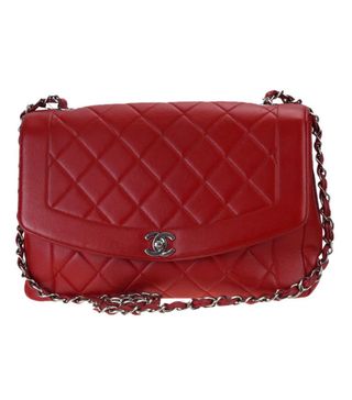 Chanel + Red Leather Handbag