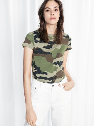 & Other Stories + Camo T-Shirt