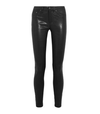 Rag & Bone + Stretch-Leather Skinny Pants