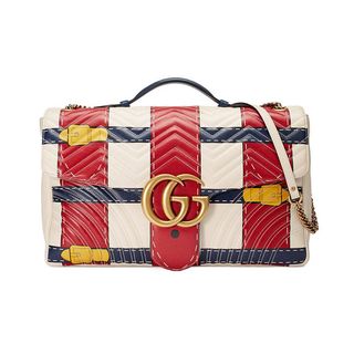 Gucci + GG Marmont Trompe L'oeil Maxi Shoulder Bag
