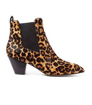 Marc Jacobs + Kim Leopard-Print Calf Hair Chelsea Boots